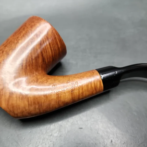 Barling YOW King 6969 T.V.F. Dublin Sitter Estate Briar Pipe, English Estates - Image 4
