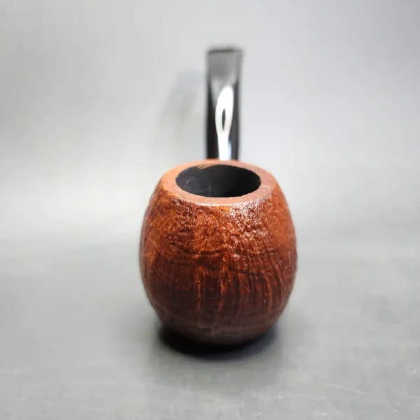 Volkan Calypso Sandblasted Brandy Estate Briar Pipe, Italian Estates - Image 4