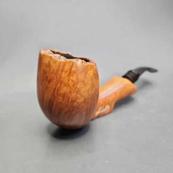 Max Schulte / Schulte's Smooth Freehand Sitter Estate Briar Pipe, American Estates - Image 4