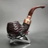 Peterson 2024 Christmas Pipe XL02 Rusticated Apple Briar Pipe, FT, New - Image 4