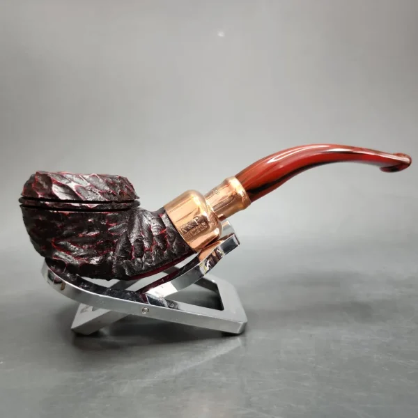 Peterson 2024 Christmas Pipe 999 Rusticated Rhodesian Briar Pipe, FT, New - Image 4
