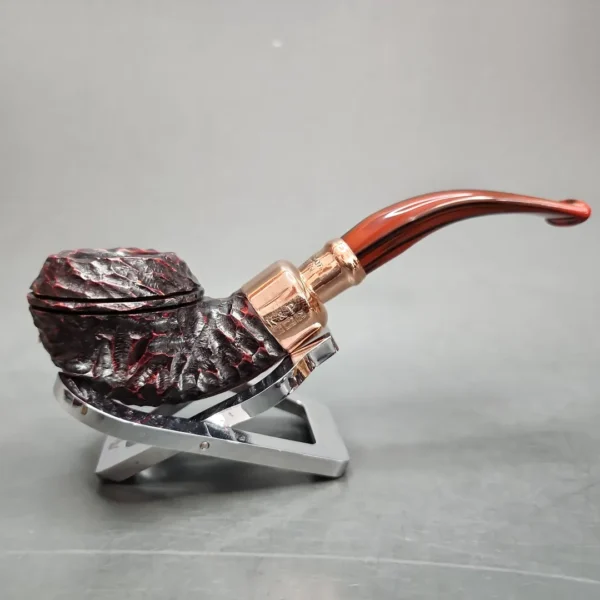 Peterson 2024 Christmas Pipe 999 Rusticated Rhodesian Briar Pipe, FT, New - Image 4