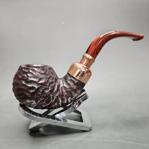 Peterson Christmas Pipe 2024 XL02 Rusticated Apple Briar Pipe, FT, New - Image 4