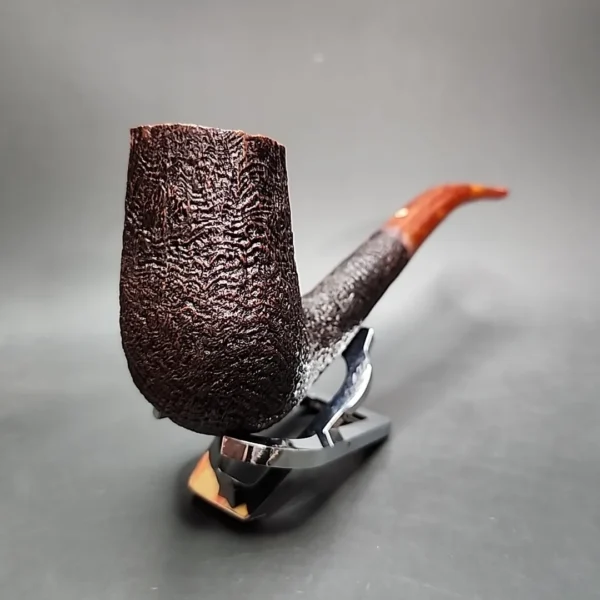 2002 JT Cooke Sandblasted Dunhill LC Estate Briar Pipe, American Estates - Image 4