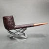 Savinelli Esploratore Bascaiolo 803 Rusticated Canadian Briar Pipe, New - Image 4