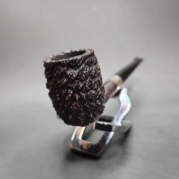 Savinelli Le Mie Rusticated Bing Billiard Estate Briar Pipe, Italian Estates - Image 4