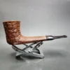 Savinelli Punto Oro Corallo 915 KS Rusticated Dublin Estate Briar Pipe, Italian Estates - Image 4