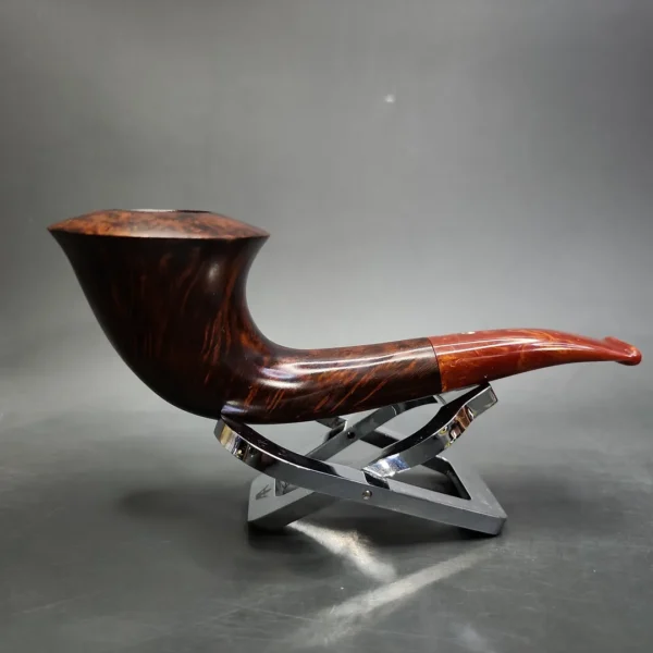 2002 JT Cooke Smooth Horn Estate Briar Pipe, American Estates - Image 4