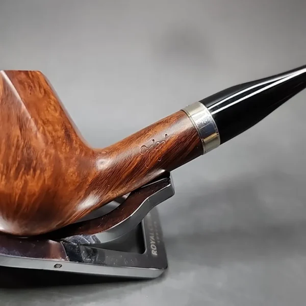 Gigi Fiamma Smooth Panel Billiard Estate Briar Pipe, Unsmoked, 9mm - Image 4