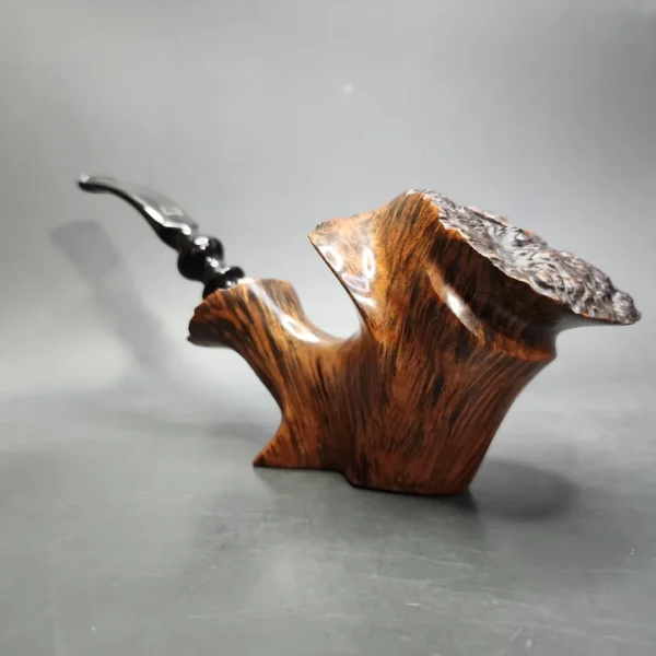 Preben Holm Fancy Matt XL Smooth Freehand Estate Briar Pipe, Danish Estates - Image 4
