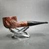 Custombilt Rusticated Pot Estate Briar Pipe, American Estates - Image 4