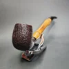 Dunhill 1992 Shell 4102 Bamboo Churchwarden Estate Briar Pipe, English Estates - Image 4