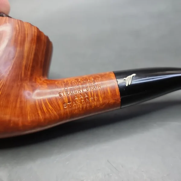Willmer AAA Straight Grain Bent Apple Estate Briar Pipe, English Estates - Image 4