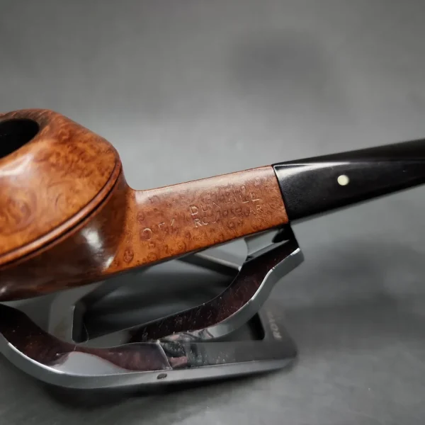 1960 Dunhill Root Briar O Squat Bulldog Estate Briar Pipe, English Estates - Image 4
