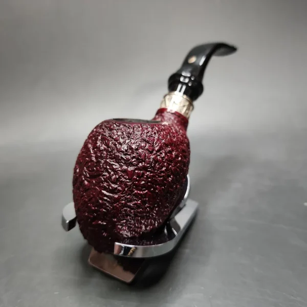 Ser Jacopo Limited Edition Bilbo Rusticated Estate Briar Pipe, Italian Estates - Image 4