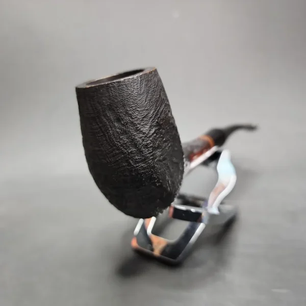 Kriswill Chief Sandblasted Pickaxe Estate Briar Pipe, Danish Estates - Image 4