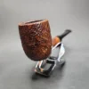 John Peel by Barling Sandblasted Billiard Estate Briar Pipe, English Estates - Image 4