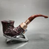 Peterson Christmas Pipe 2024 05 Rusticated Calabash Briar Pipe, FT, New - Image 4