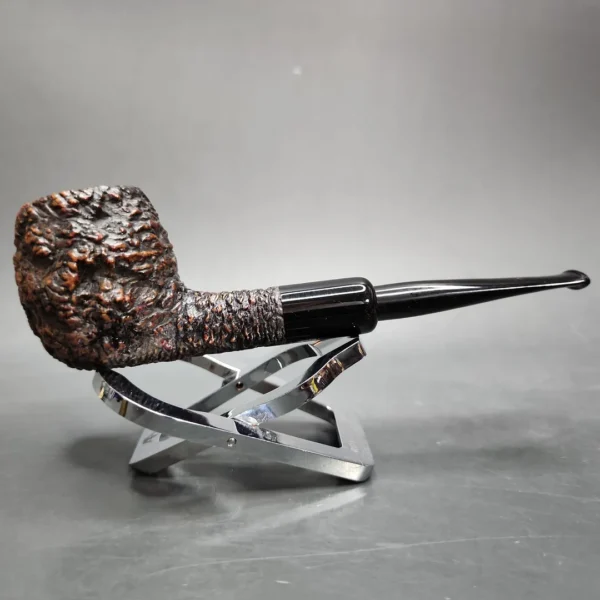 Castello Sea Rock SB 23F Rusticated Apple Estate Briar Pipe, Italian Estates - Image 4