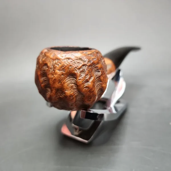 Mincer Era Custom-Bilt Rusticated Author Estate Briar Pipe, American Estates - Image 4