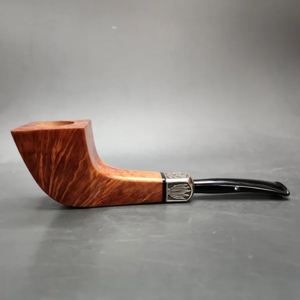 1995 Castello Limited Edition Trademark Smooth Panel Zulu Estate Briar Pipe, Unsmoked - Image 4