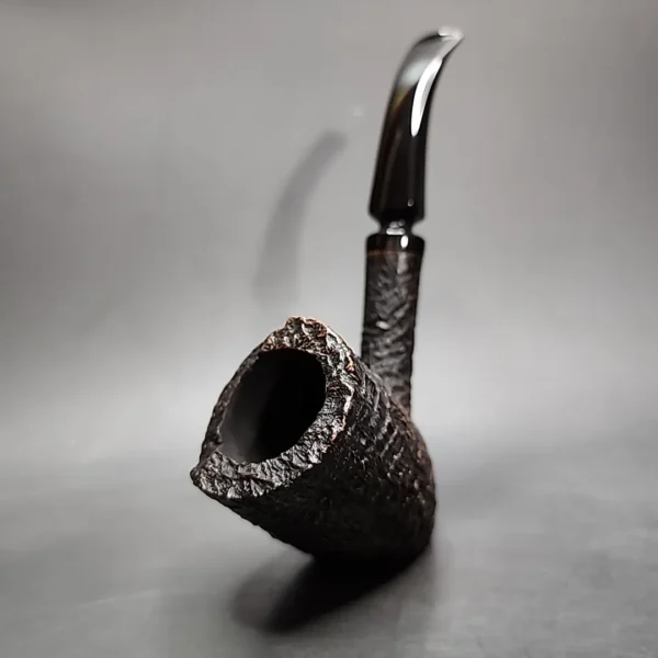 S Bang Pre-1984 Sandblasted Freehand Sitter Estate Briar Pipe, Unsmoked - Image 4