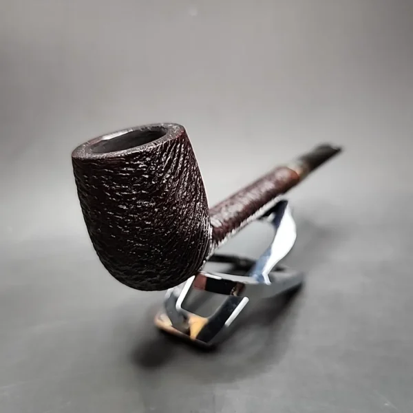 Sasieni Four Dot Amesbury Rusticated Canadian Estate Briar Pipe, English Estates - Image 4