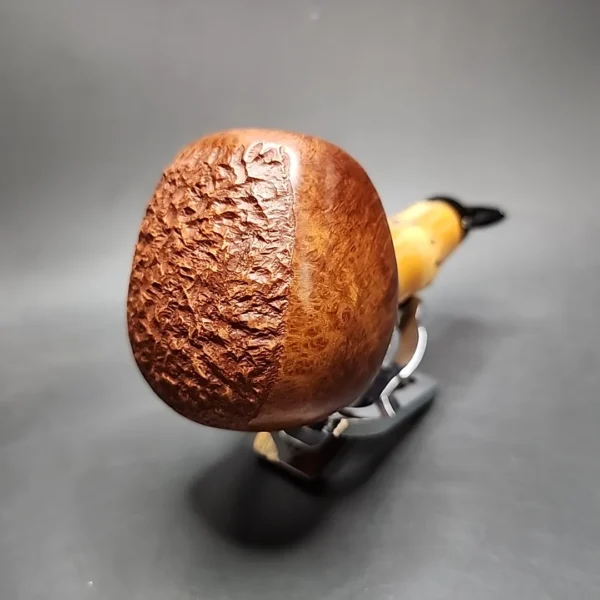 2003 Julius Vesz Hand Cut Bamboo Brandy Estate Briar Pipe, Canadian Estates - Image 4