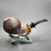 Petr Pohludka Sandblasted Ball Estate Briar Pipe, 9mm, Unsmoked - Image 4