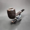 Elwood by Les Wood Silver Cap Canadian Estate Briar Pipe, English Estates - Image 5