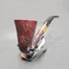 Alpha Sandblasted Calabash Estate Briar Pipe, Israeli Estates - Image 5