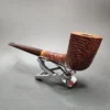 Dave Neeb Rusticated Zulu Handmade Briar Pipe, New - Image 5