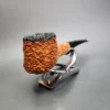 Pipe Tristan Rusticated Shape 55 Handmade Briar Pipe, New - Image 5