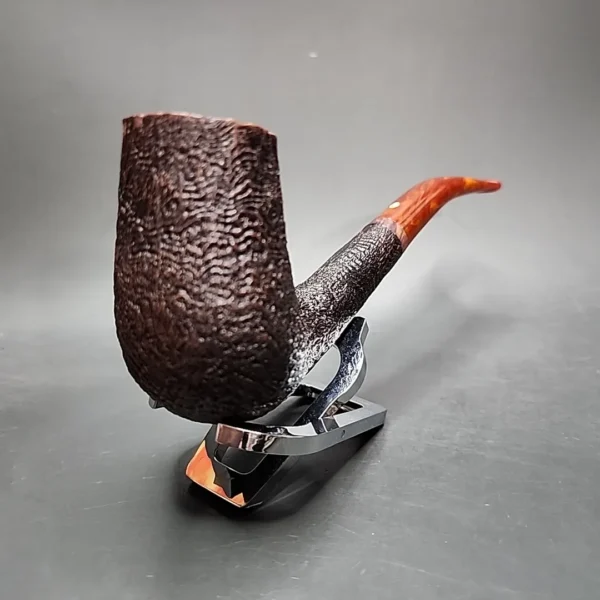 2002 JT Cooke Sandblasted Dunhill LC Estate Briar Pipe, American Estates - Image 5