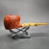 Xin Li Sandblasted Strawberry Handmade Briar Pipe, New - Image 5