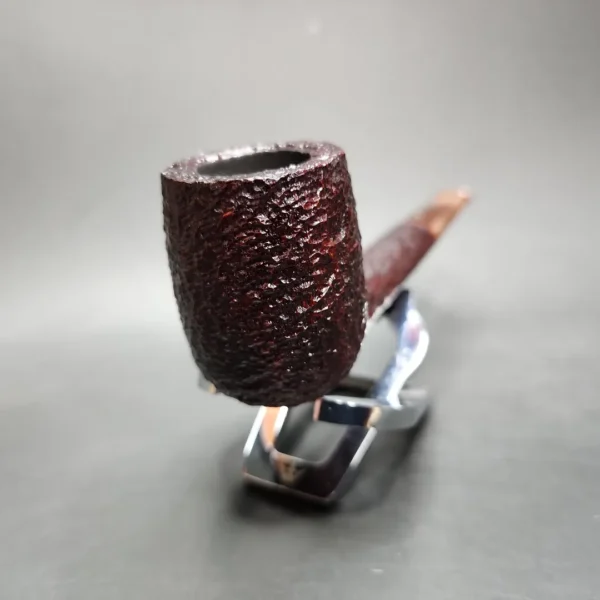 Savinelli Esploratore Bascaiolo 803 Rusticated Canadian Briar Pipe, New - Image 5