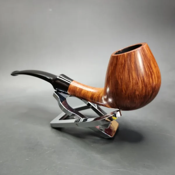 WO Larsen Straight Grain F Smooth Brandy Estate Briar Pipe, Danish Estates - Image 5