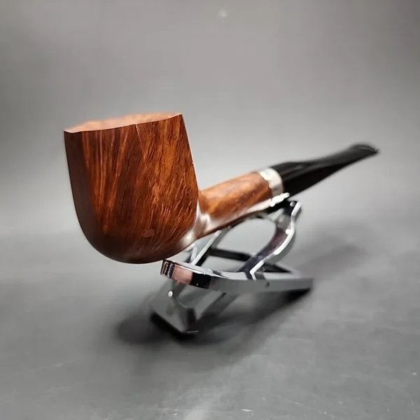 Gigi Fiamma Smooth Panel Billiard Estate Briar Pipe, Unsmoked, 9mm - Image 5