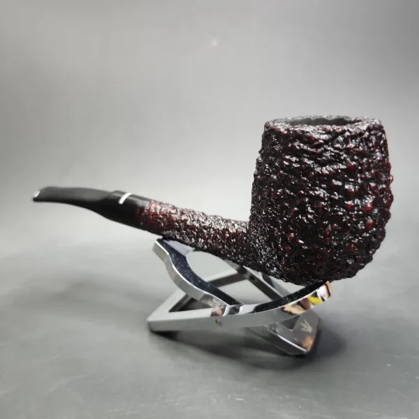 Don Carlos One Note Rusticated Apple Estate Briar Pipe, Italian Estates - Image 5