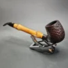 Dunhill 1992 Shell 4102 Bamboo Churchwarden Estate Briar Pipe, English Estates - Image 5