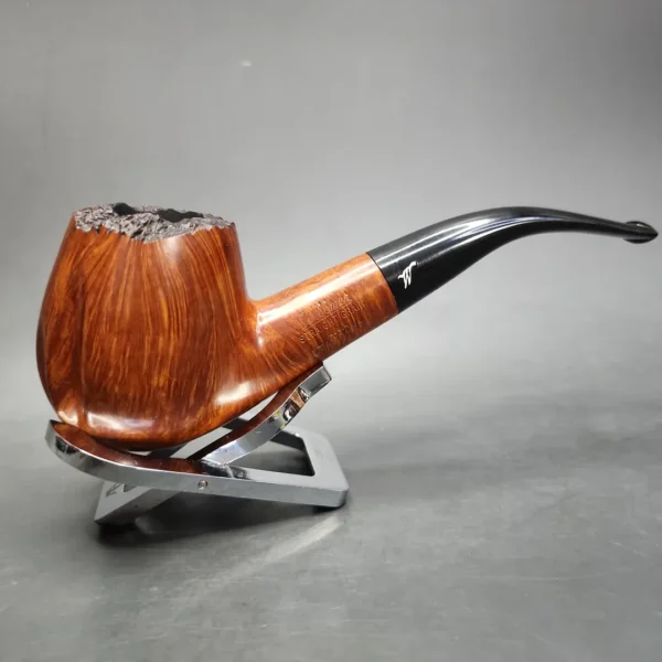Willmer AAA Straight Grain Bent Apple Estate Briar Pipe, English Estates - Image 5