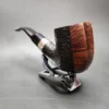 Ferndown Bark 3 Star Panel Bent Billiard Estate Briar Pipe, English Estates - Image 5