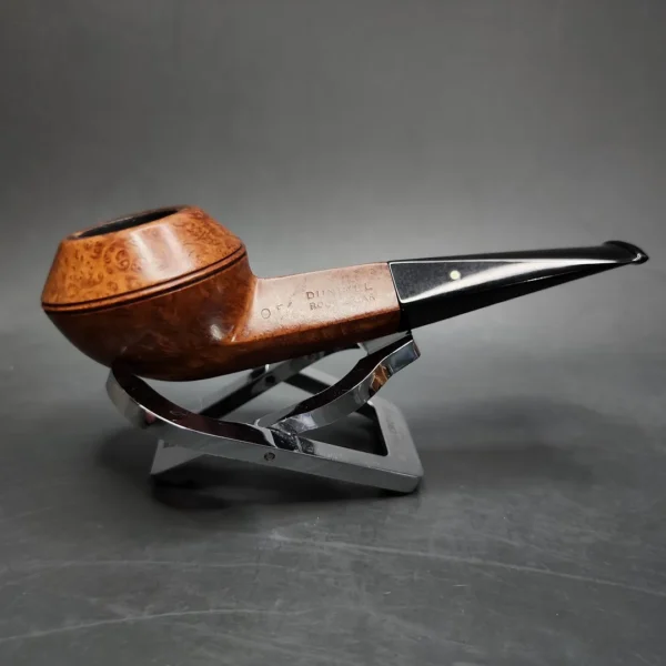 1960 Dunhill Root Briar O Squat Bulldog Estate Briar Pipe, English Estates - Image 5