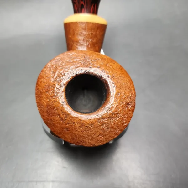 2011 Adam Davidson Sandblasted Amoeba Estate Briar Pipe, American Estates - Image 5