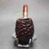 Peterson 2024 Christmas Pipe 221 Rusticated Bent Billiard Briar Pipe, FT, New - Image 5