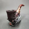 Peterson Christmas Pipe 2024 05 Rusticated Calabash Briar Pipe, FT, New - Image 5