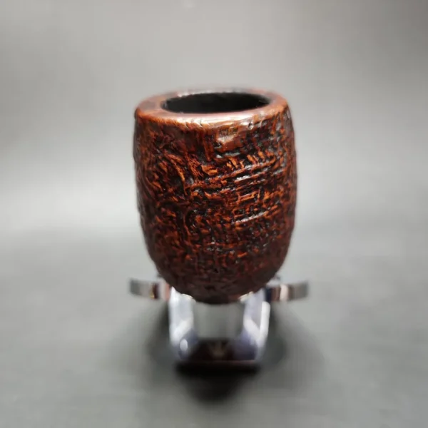 1965 Dunhill Shell LBS 4S Sandblasted Billiard Estate Briar Pipe, English Estates - Image 5