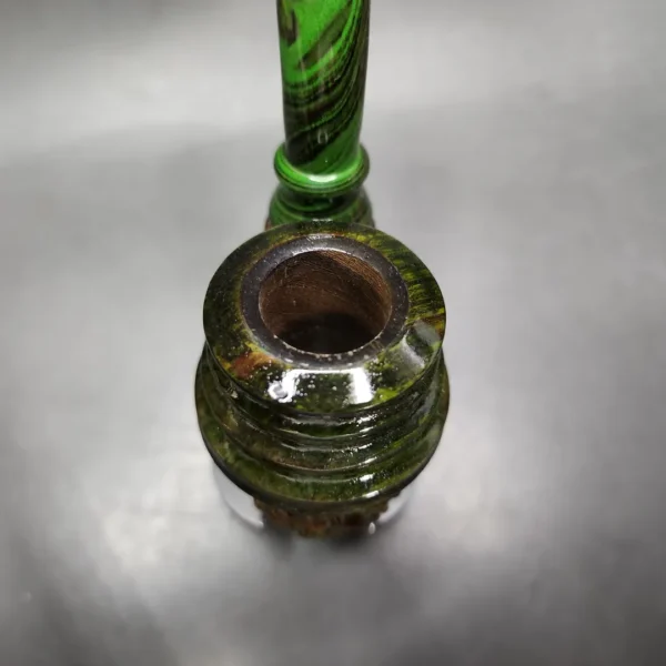 Mutcat Green Calabash Handmade Pipe, New - Image 5