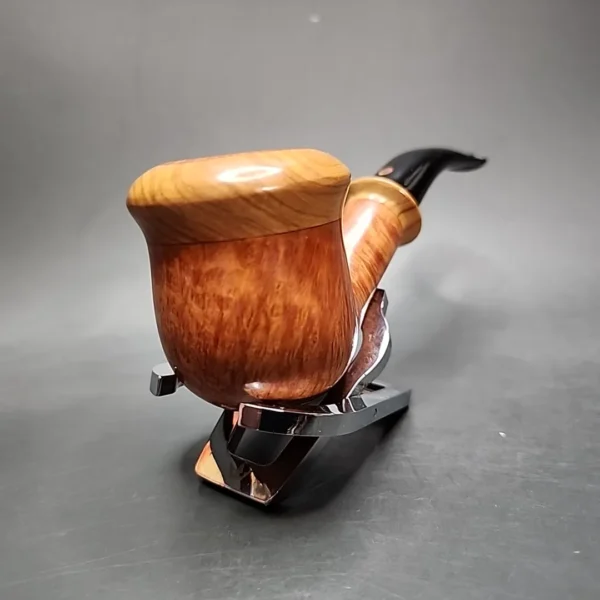 Tommaso Spanu 1999 F2 Smooth Calabash Estate Briar Pipe, Unsmoked - Image 5