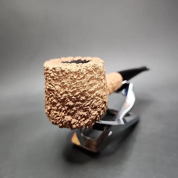 Pipe Tristan Rusticated Shape 55 Handmade Briar Pipe, New - Image 5